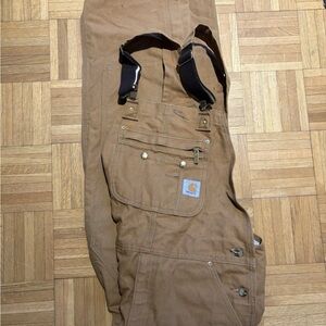 Carhartt Rigby Bib Overall With Double Knee And Snap Legs